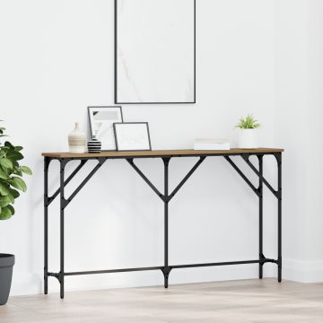 Gossi masa consola stejar artistic 140x23x75 cm lemn prelucrat