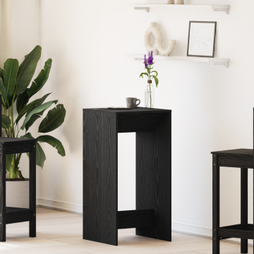 Gossi masa de bar, stejar negru, 51x50x103,5 cm lemn prelucrat