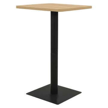 Gossi masa de bistro, culoarea stejarului, 78,5 x 78,5 x 107 cm