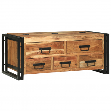 Gossi masa de cafea 90x50x38 cm lemn masiv de acacia