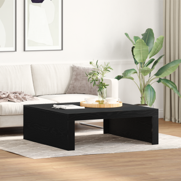 Gossi masa de cafea din stejar negru - 100x100x35 cm din lemn laminat