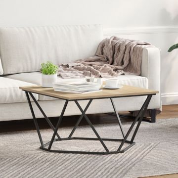 Gossi masa de cafea sonoma oak 80x80x45 cm lemn prelucrat
