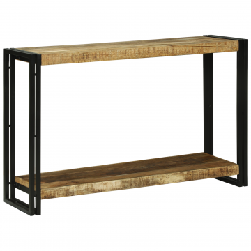 Gossi masa de consola 120x33x75 cm lemn masiv brut de mango