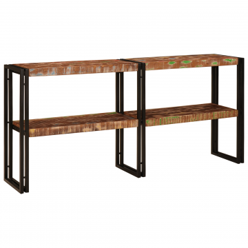 Gossi masa de consola 160x33x75 cm lemn solid recuperat
