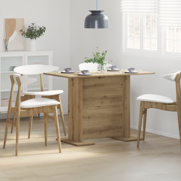 Gossi masa de sufragerie stejar artizanal 110x60x75 cm lemn prelucrat