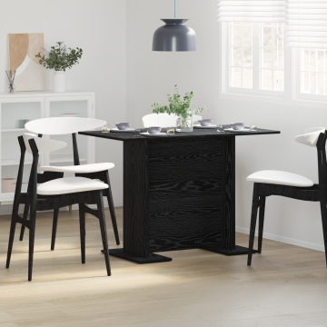 Gossi masa de sufragerie, stejar negru, 110x60x75 cm, lemn prelucrat