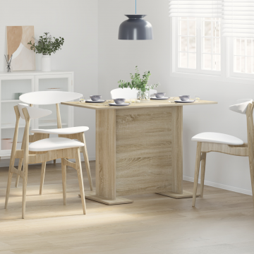 Gossi masa de sufragerie, stejar sonoma, 110x60x75 cm, lemn prelucrat