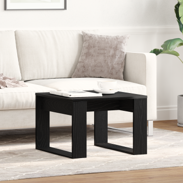 Gossi masa laterala din stejar negru - 50x50x35 cm, din lemn ingineresc