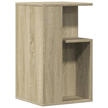 Gossi masa laterala, stejar sonoma, 35x35x60 cm, lemn prelucrat