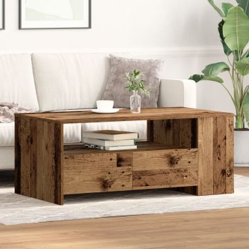 Gossi masuta de cafea, lemn vechi, 102x55x45 cm, lemn prelucrat
