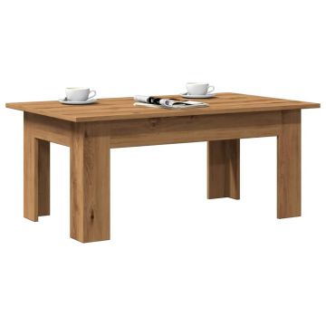 Gossi masuta de cafea, stejar artizanal, 100x60x42 cm, lemn prelucrat
