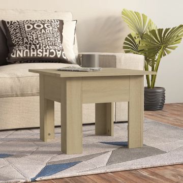 Gossi masuta de cafea, stejar sonoma, 55x55x42 cm, lemn prelucrat