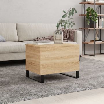 Gossi masuta de cafea, stejar sonoma, 60x44,5x45 cm, lemn prelucrat