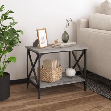 Gossi masuta laterala, gri sonoma, 55x38x45 cm, lemn prelucrat