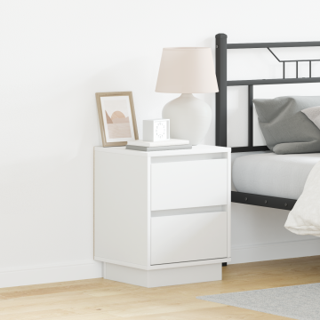 Gossi noptiera cu led alba 39x34.5x50 cm