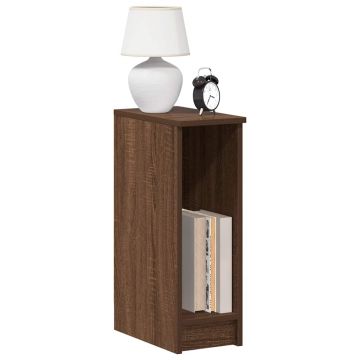 Gossi noptiera cu sertar stejar maro 20x36x60 cm