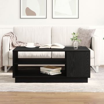 Masa de cafea din stejar negru Gossi 102x55x43 cm fabricata din lemn stratificat
