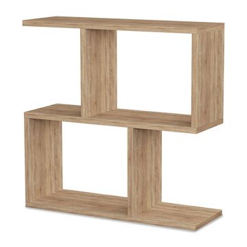 Masuta laterala Homemania pakoworld in culoarea stejarului 60x20x60cm Masuta laterala Homemania pakoworld in culoarea stejarului 60x20x60cm