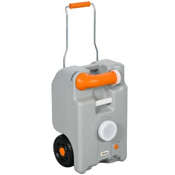 Rezervor Apă 22L Camping Roți Gri | Aosom Romania