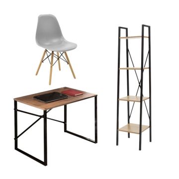 Set de 3 buc mobilier birou student Ramon Zayn Julita 46x50x82 cm