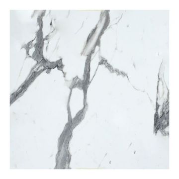 Blat de masa Melody, Pako World, Marmura Alba, 12mm, 60x60 cm