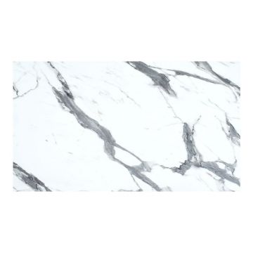 Blat de masa Melody, Pako World, Marmura Alba, 12mm, 69x120 cm