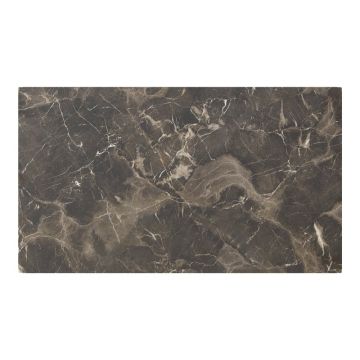 Blat de masa Verhia, Pako World, Gri inchis, Aspect marmura, 12 mm, 69x120 cm