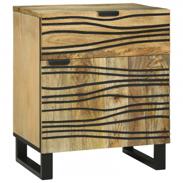 Gossi cabinet de noapte 50x33x60 cm lemn masiv de mango