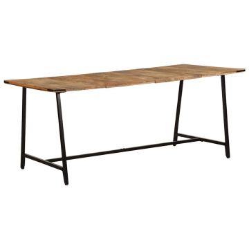 Gossi masa de bucatarie, 180x90x75 cm, lemn masiv de mango