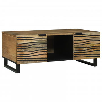 Gossi masa de cafea 100x54x40 cm din lemn masiv de mango
