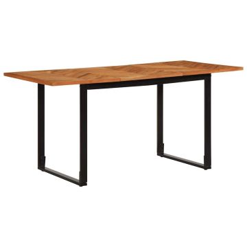 Gossi masa de sufragerie 160x80x75 cm din lemn masiv de salcam
