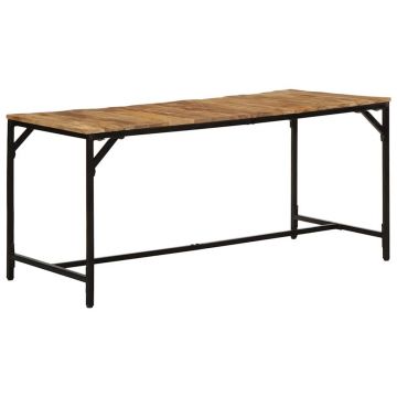 Gossi masa de sufragerie 160x80x75 cm lemn masiv mango brut