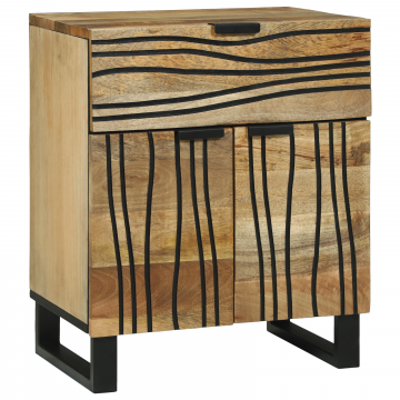Gossi noptiera 50x33x60 cm lemn masiv de mango
