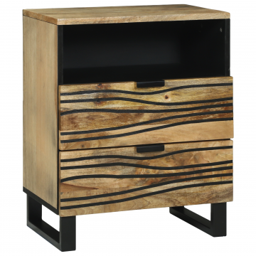 Gossi noptiera 50x33x60 cm lemn solid mango