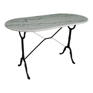Masa Baluta, Pako World, fonta, Alb-Negru, 120x60x70 cm