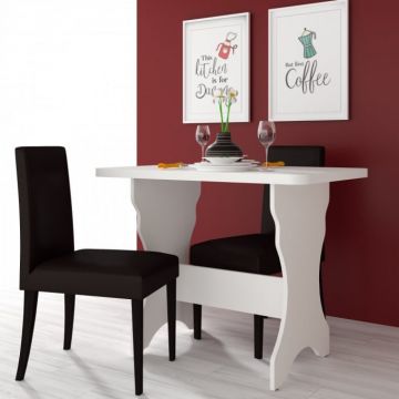 Masa bucatarie KC-2 UA,90x60x73 cm, alb