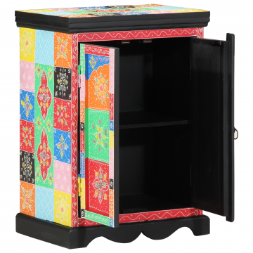 Masa consola Gossi multicolor 50x30x75 cm din lemn de mango