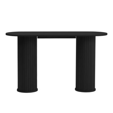Masă consolă neagră 40x130 cm Nola – Unique Furniture