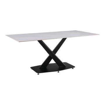Masa de bucatarie Tafel, Pako World, Alb, 180x90x76 cm