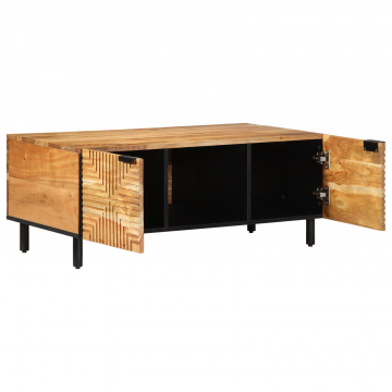 Masa de cafea Gossi 100x54x40 cm din lemn masiv de acacia