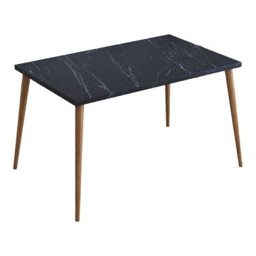 Masa de cafea Lonna, Pako World, Negru, 70x45x42 cm