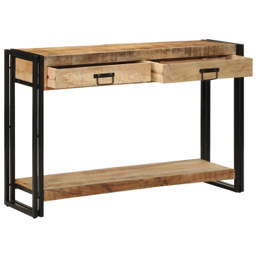 Masa de consola Gossi 120x33x75 cm lemn masiv de mango