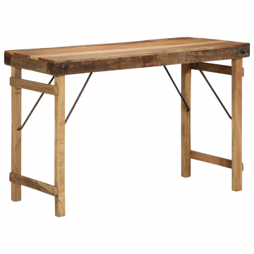 Masa de dining Gossi 110x55x76 cm din lemn masiv recuperat