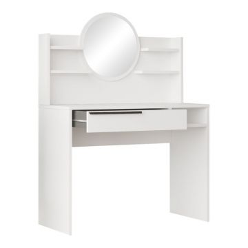 Masa de toaleta Manista, Pako World, Alb, 100x44x119 cm