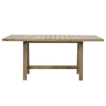 Masa exterior Malibu din lemn de salcam natural 170x90x75.5cm