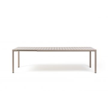 Masa exterior Nardi Tevere 210 extensibila  max 275x100cm  baza aluminiu  corda