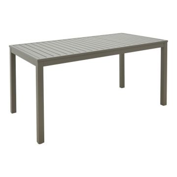 Masa Kliton, Pako World, Aluminiu, Sampanie, 150x80x74 cm