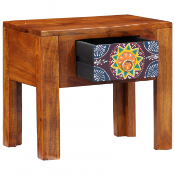 Masa laterala Gossi 40x30x36 cm din lemn solid de acacia