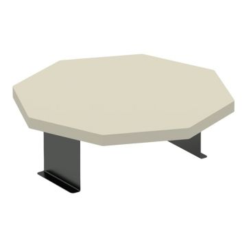 Masa laterala Linea, Pako World, Crem, 34x34x10 cm