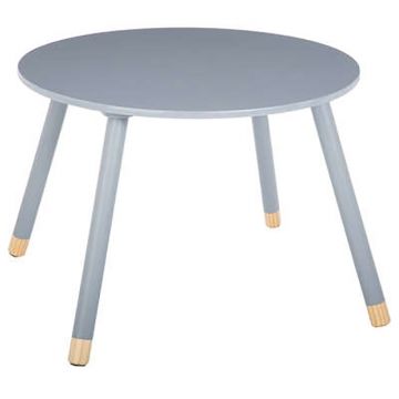 Masa pentru copii Playful, Pako World, Gri-Natural, 60x60x43 cm